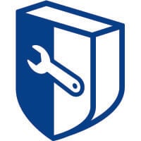 maintenance icon blue