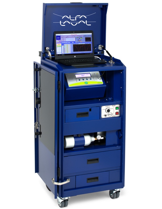 Alfa Laval blue integrity test maschine